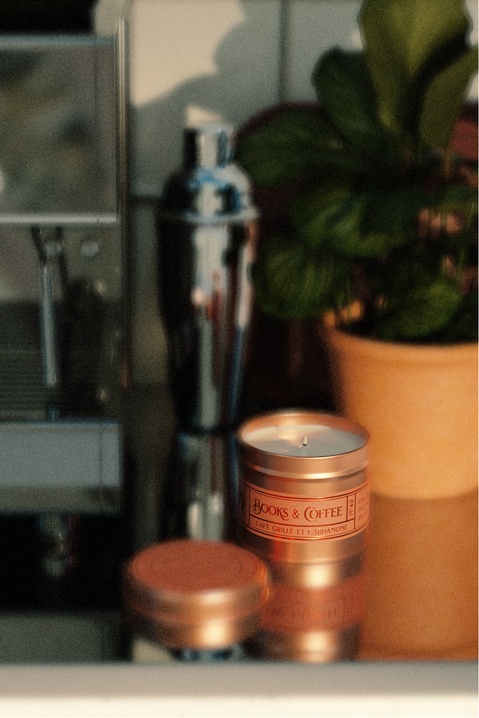 Bougie BOOKS & COFFEE — bougie artisanale | Atelier Maple