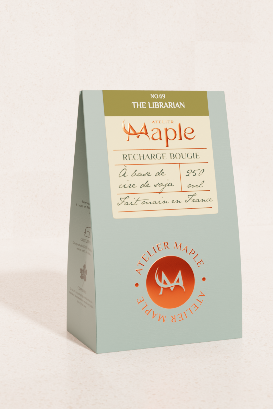 Recharge bougie Recharge - Bougie THE LIBRARIAN 250 ml — Atelier Maple